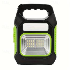 Solar Powered Multi-Function Flashlight - 10 Watts, Rechargeable, 1 Pc