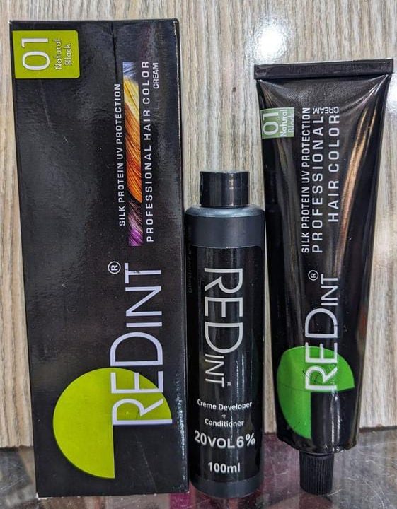 Redint Black Hair Color, 100 Ml