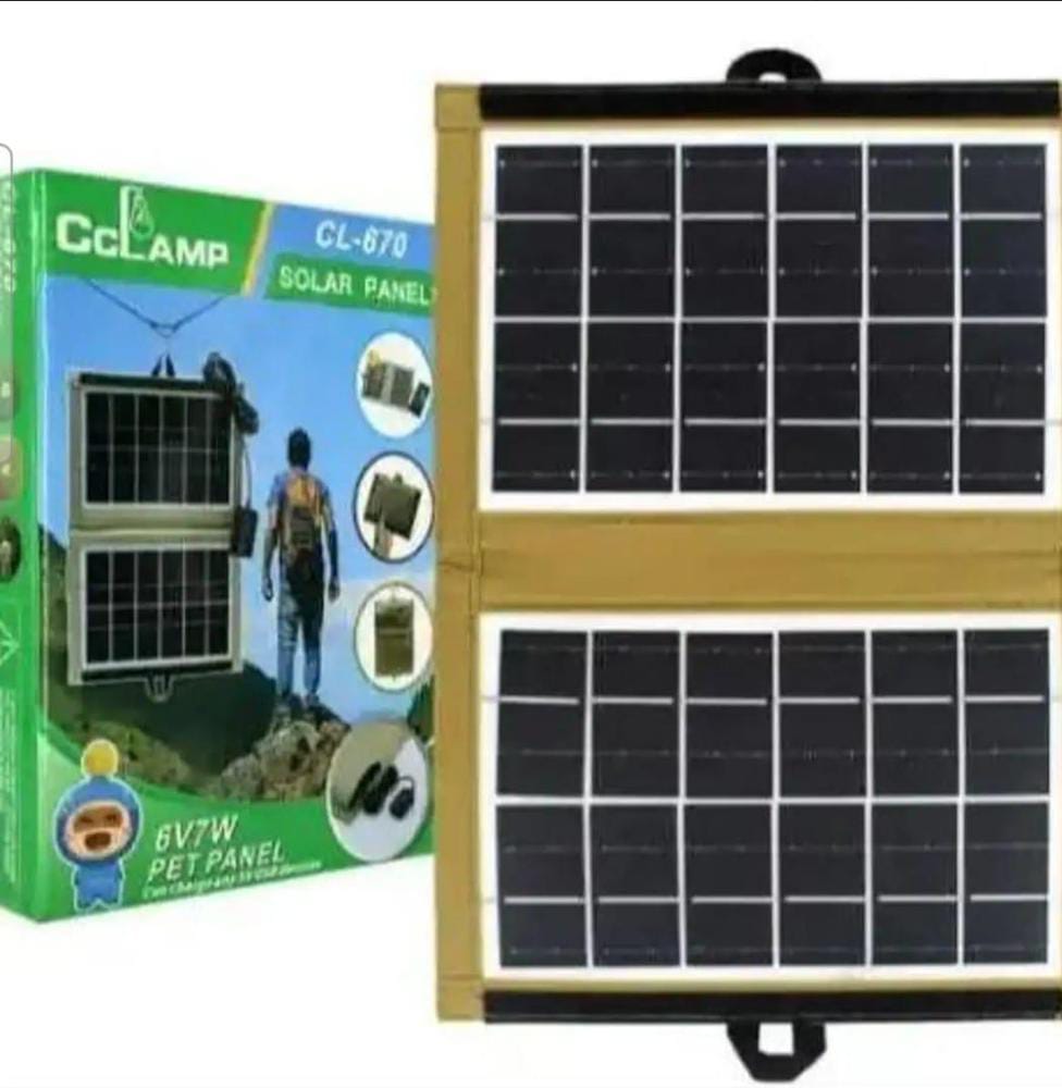 Solar Foldable Mobile Phone Charger Kit